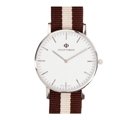 parker watches navy cardiff silver eggshell white