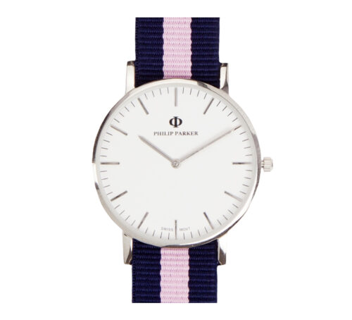 parker watches navy st. john silver eggshell white