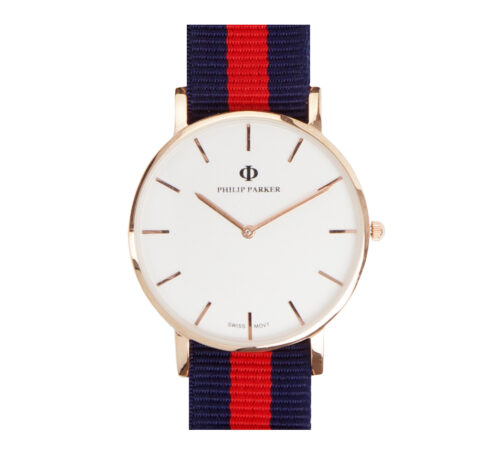 parker watches navy victoria gold